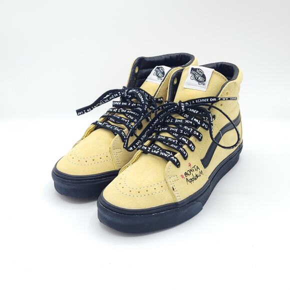 Vans SK8-Hi X A Tribe Called Quest Mellow Yellow 2018 women's size 7 - Picture 1 of 9